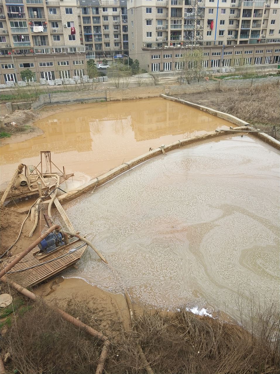 安远沉淀池淤泥清理-厂区废水池淤泥清淤